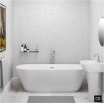 PVC stenske plošče White Sparkle